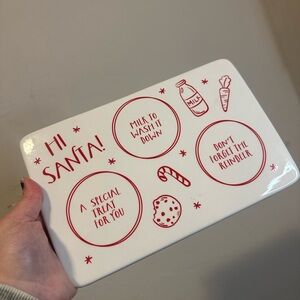 Festive Santa Treat Plate